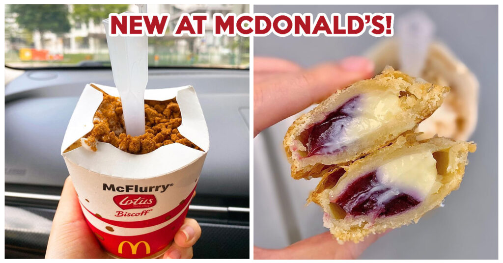 McDonald’s Has New Lotus Biscoff McFlurry And Blueberry Cream Cheese