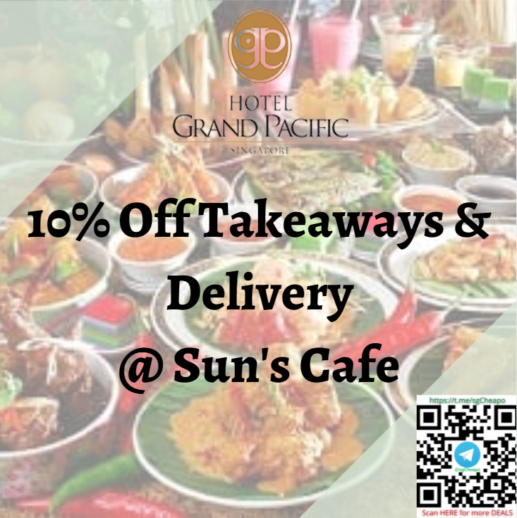 10% off takeaways and delivery suns cafe promo