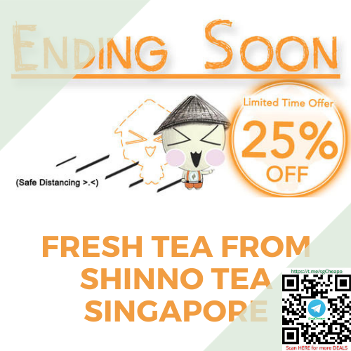25% off shinno tea promo