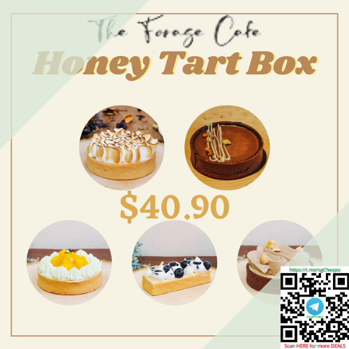 40.90 5 honey tart box forage cafe promo