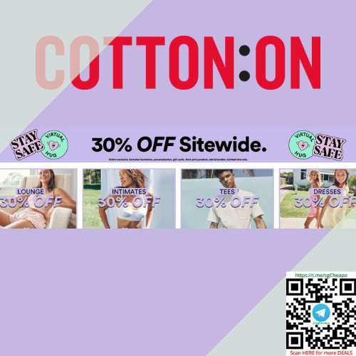 cotton on 30% off sitewide promo