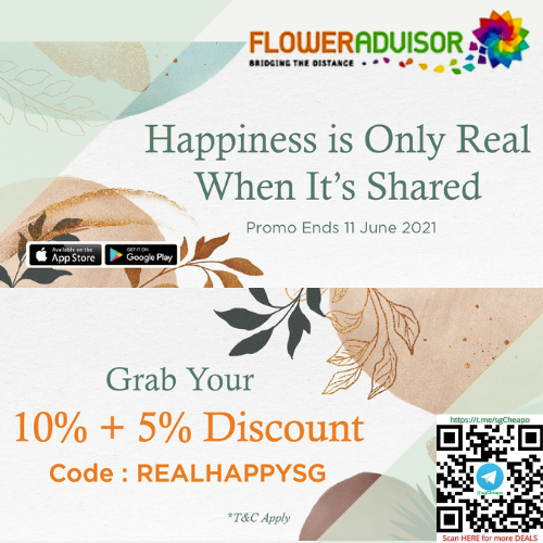 floweradvisor 10 + 5 discount promo