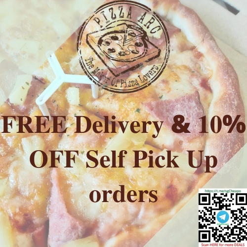 pizza arc 10% off delivery promo