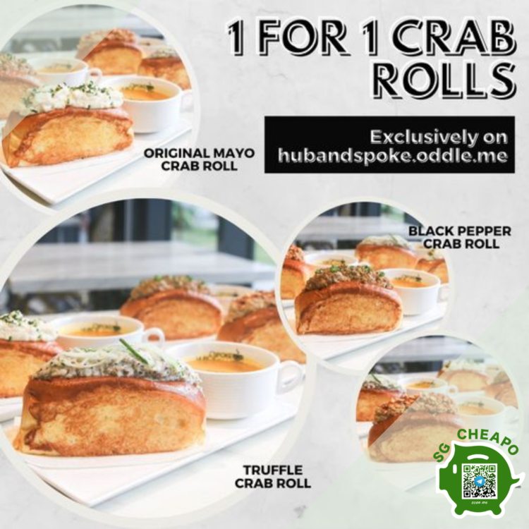 1-FOR-1 Crab Rolls