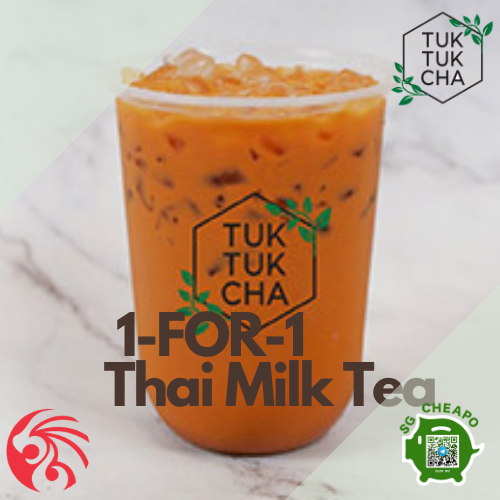 1-FOR-1 Thai Milk Tea