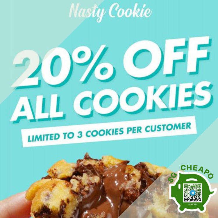 20% OFF ALL COOKIES