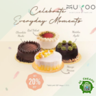 20% OFF Cakes