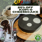 25% OFF Kopi-O Cheesecake