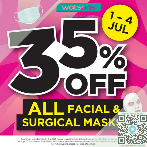 35% OFF All Facial Mask