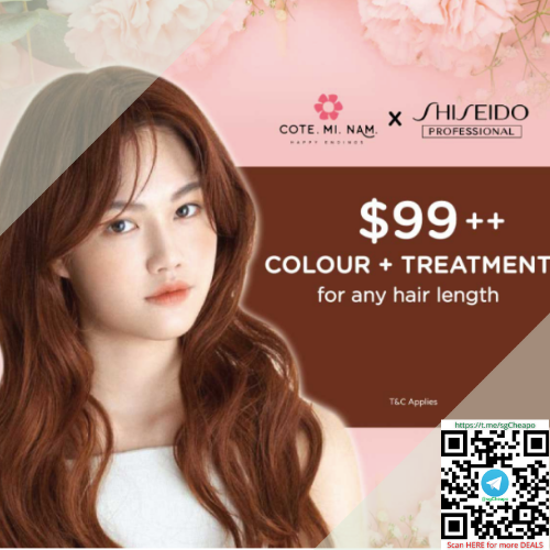 65% OFF hair colour & treatment