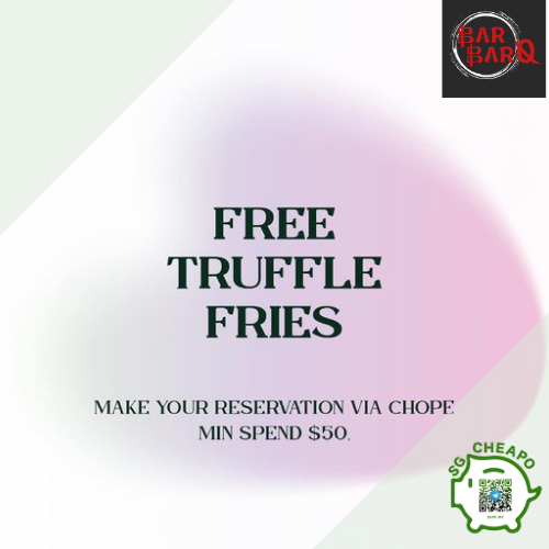 FREE truffle fries