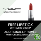 Free Mac Lipstick