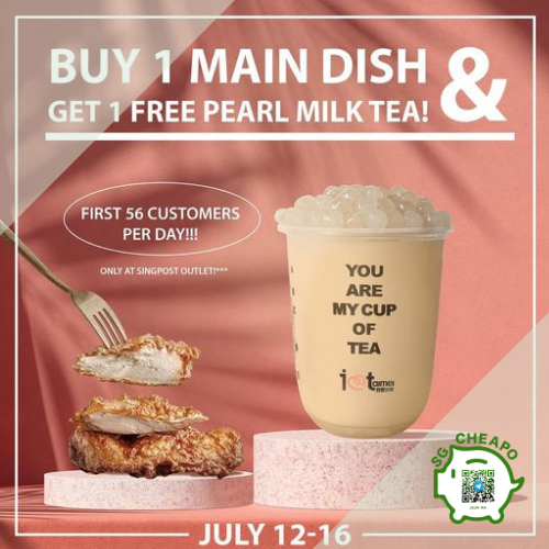Free Pearl Milk Tea