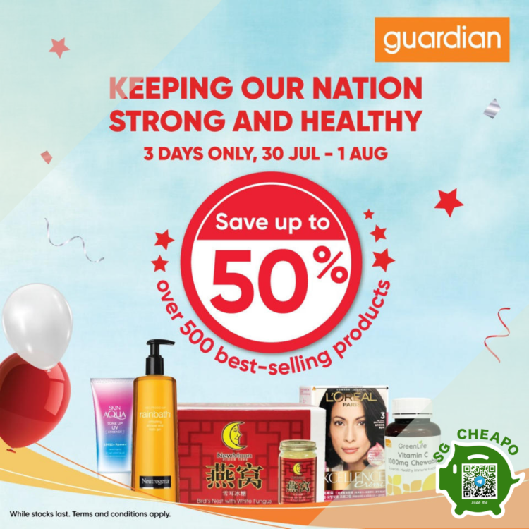 Up to 50% OFF Guardian