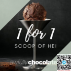 awfully chocolate 1 for 1 ice cream promo