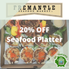 fremantle 20 off seafood platter promo