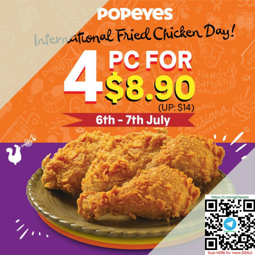 popeyes 4 for 8.90 july promo