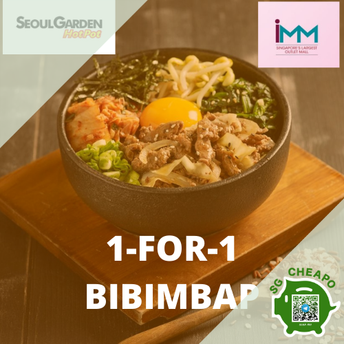 seoul garden hotpot 1 for 1 bibimbap promo