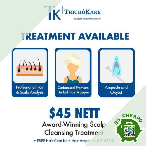 trichokare 45 scalp treatment free koi card promo