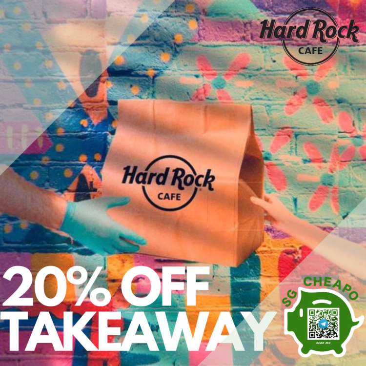 20% OFF Hard Rock Cafe Sentosa