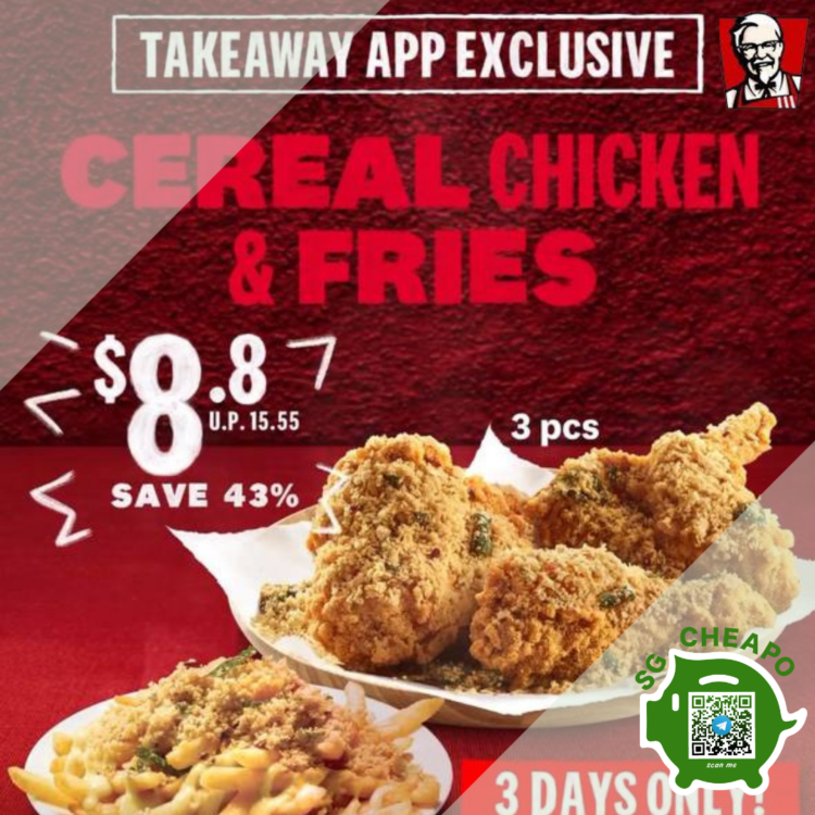 43% OFF KFC CEREAL CHICKEN