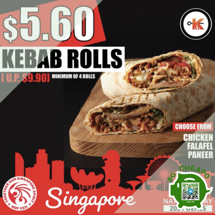$5.60 Kebab Rolls