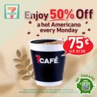 7-Eleven 50% OFF 7Café