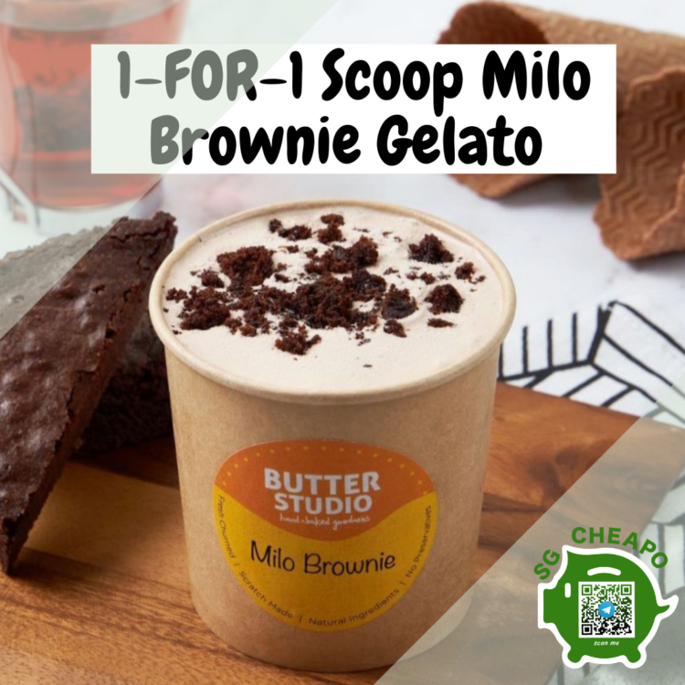 Butter Studio 1-FOR-1 Milo Brownie Gelato