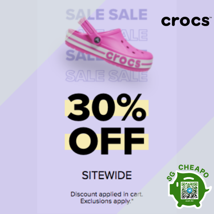 Crocs 30% OFF CROCS