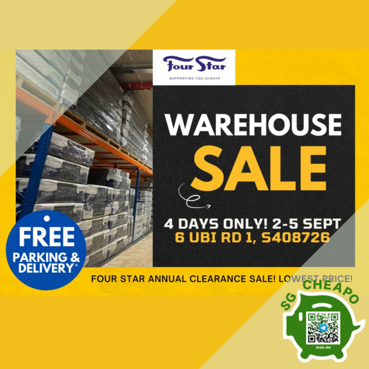 Four Star - Warehouse Sale - sgCheapo