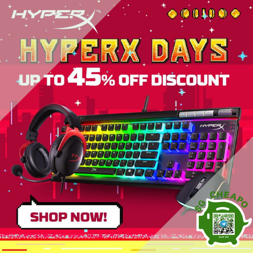 HyperX - UP TO 45% OFF Gaming Gear SUPER SALE - sgCheapo