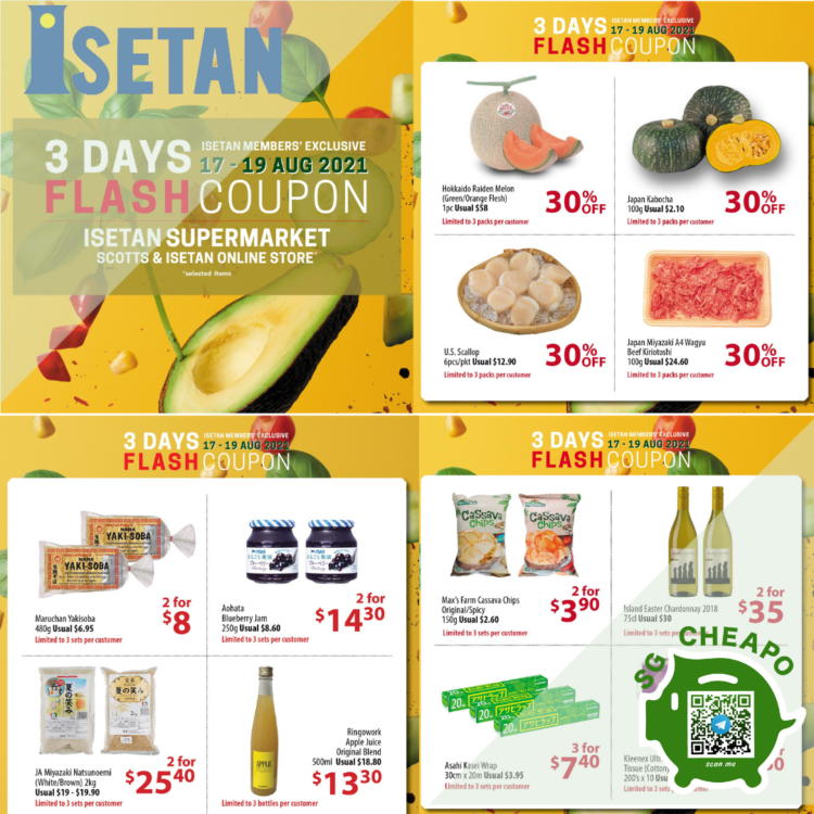 Isetan Up to 30% OFF Isetan Supermarket