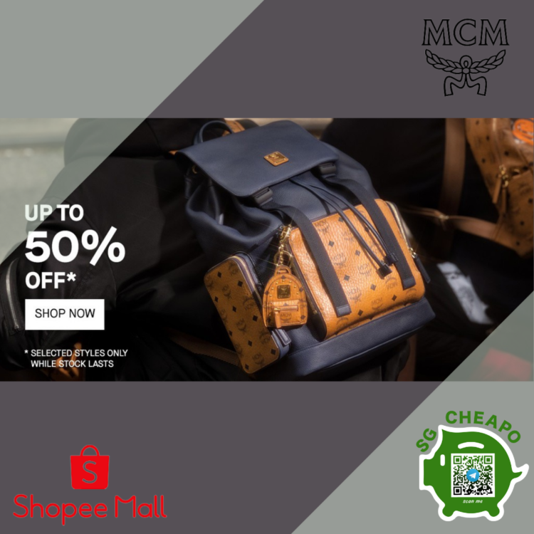 Shopee Mall Up to 50% OFF MCM