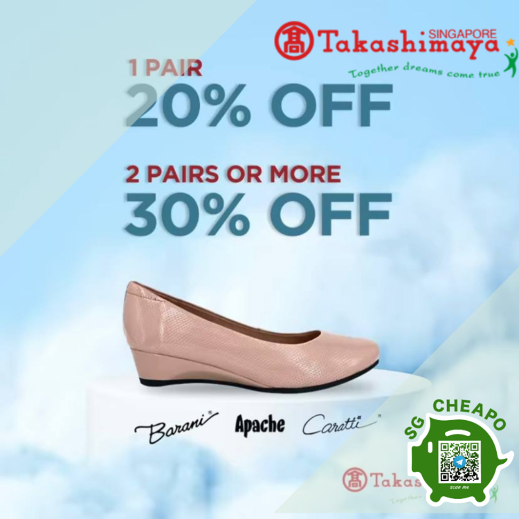 Takashimaya Up to 30% OFF Ladies' Shoes