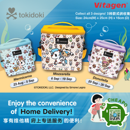 Vitagen - FREE Tokidoki Cooler Bag - sgCheapo