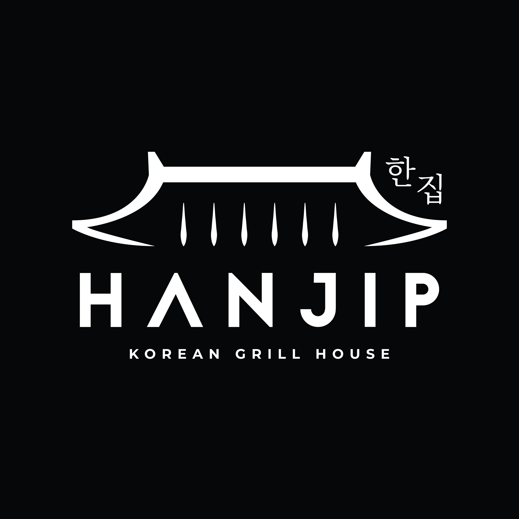 Hanjip Korean Grill House Logo