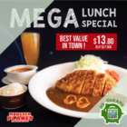 monster curry 50 off lunch special aug promo