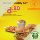 popeyes burger buddy set aug promo