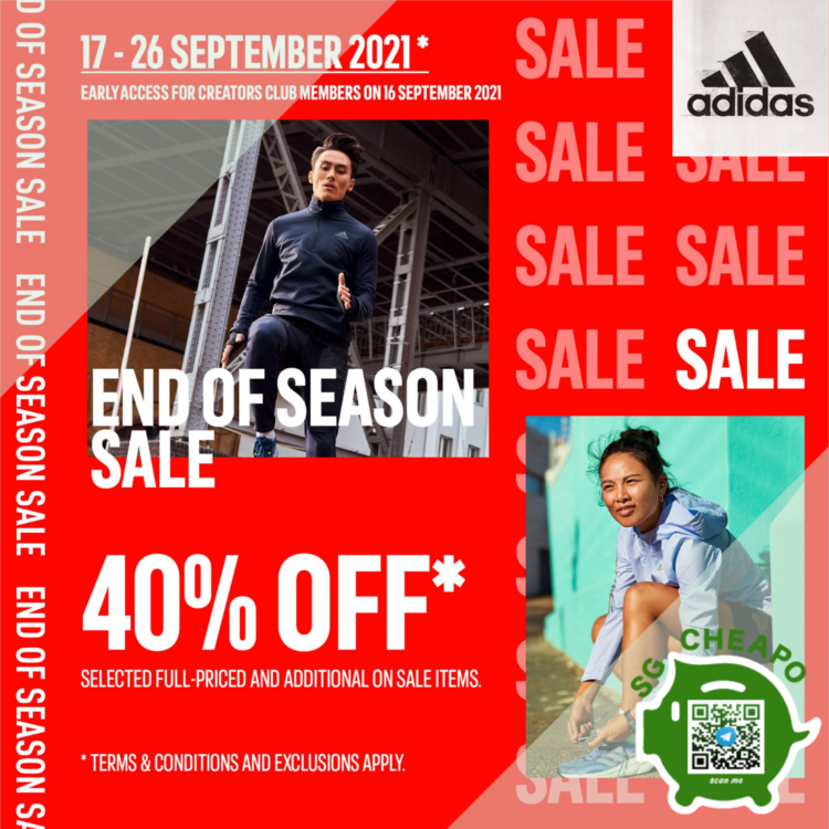 Adidas - 40% OFF ADIDAS - sgCheapo