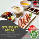 Bazuka Yakiniku Japanese BBQ $8.80 Student Meal