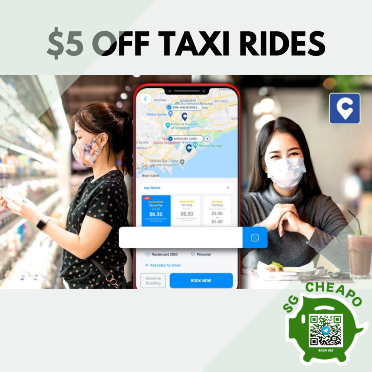 ComfortDelGro Taxi $5 OFF TAXI RIDES