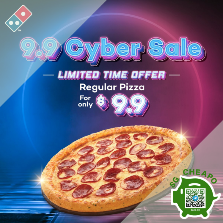 Domino's Pizza - $9.9 REGULAR PIZZA - sgCheapo