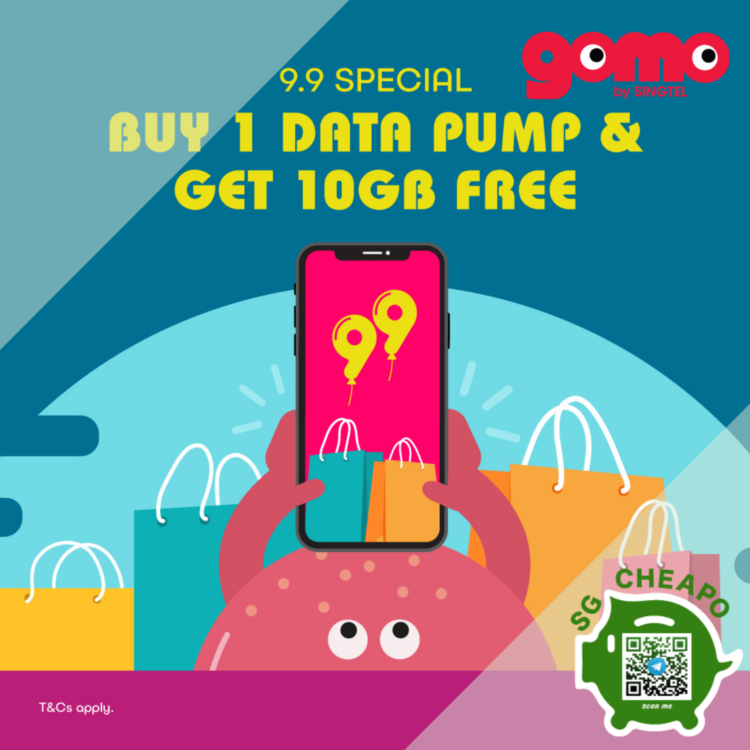 GOMO 1-FOR-1 DATA DEAL
