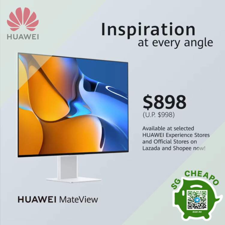 Huawei Mobile - $100 OFF HUAWEI MateView - sgCheapo
