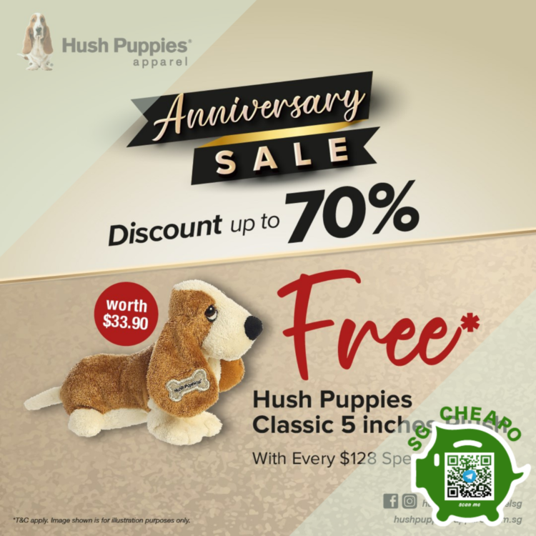 Hush Puppies - UP TO 70% OFF Hush Puppies - sgCheapo