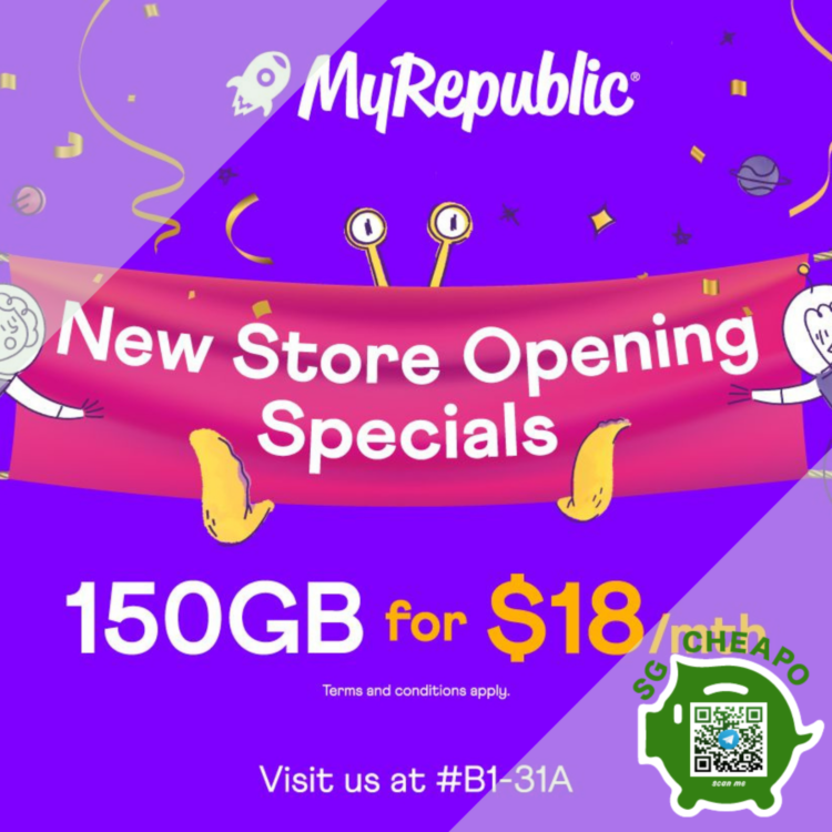 MyRepublic 150GB FOR $18