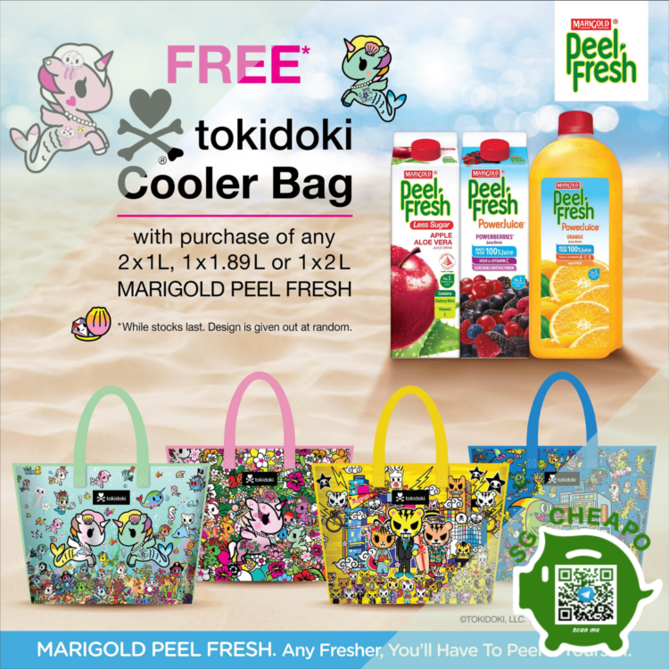 Marigold - FREE Tokidoki Cooler Bag - sgCheapo