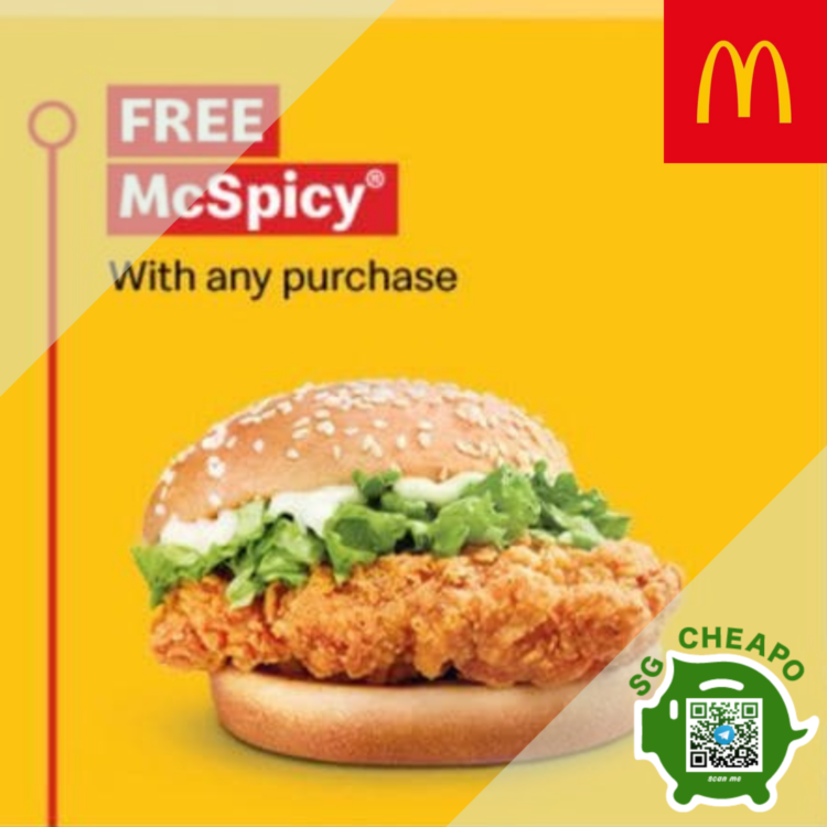 McDonald's - FREE MCSPICY - sgCheapo