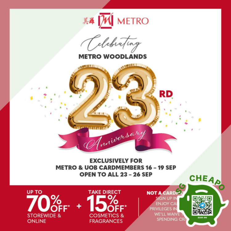 Metro - UP TO 70% OFF METRO - sgCheapo