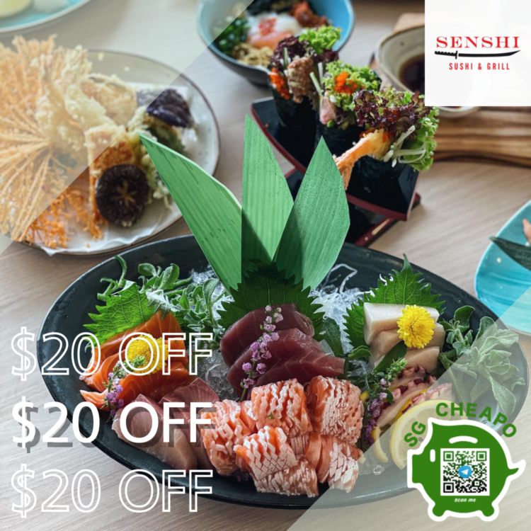 Senshi Sushi & Grill - $20 OFF Senshi Sushi & Grill - sgCheapo